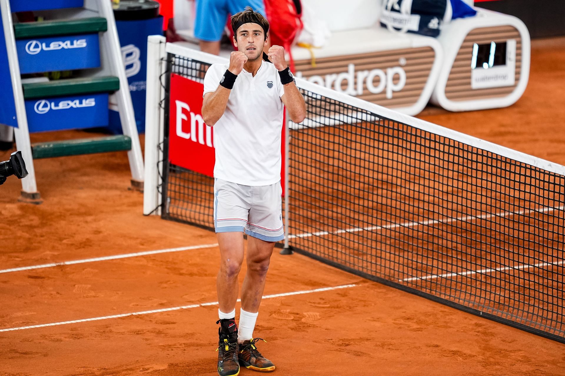 Etcheverry celebrates his win in the Hamburg Open 2025 - Source: Getty